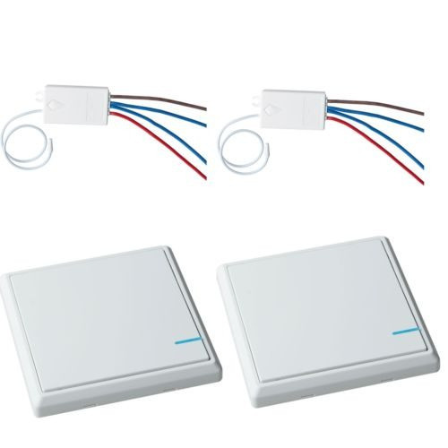 2set Inalámbrico 1 Canal Lámpara Receptor De Control Remoto 0
