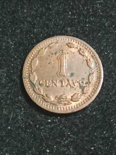 Moneda Argentina 1 Centavo Cobre Año1946 0