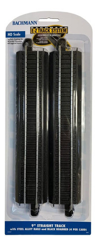 Riel Tren Escala Ho 9 Pulgadas Set X4 Bachmann Train Negro 0