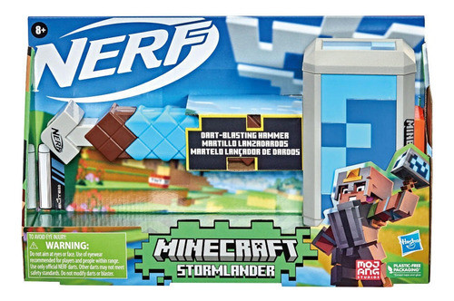 Lanzador Nerf Minecraft Stormlander 0