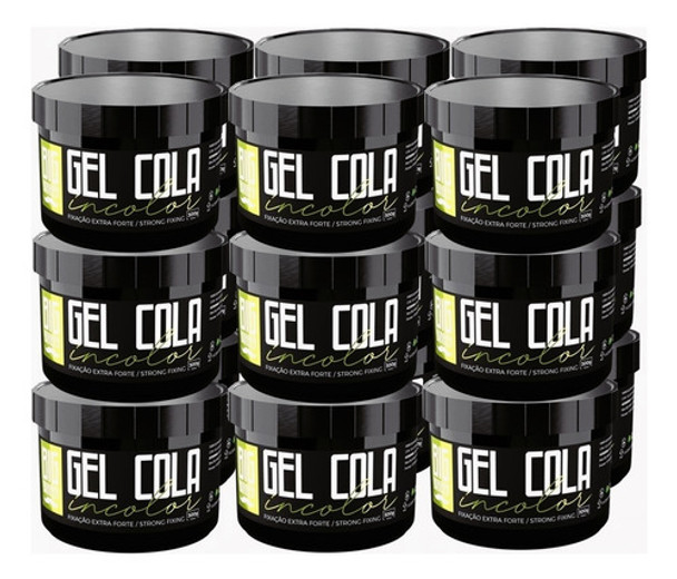 Gel Cola Big Barber 300g Incolor Fixação Extra Forte 15 Unid 0