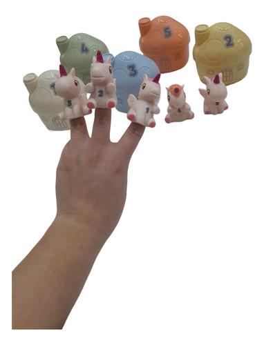 Juego Para Bebes, Dedos Escondidos, Colores Pastel. 0