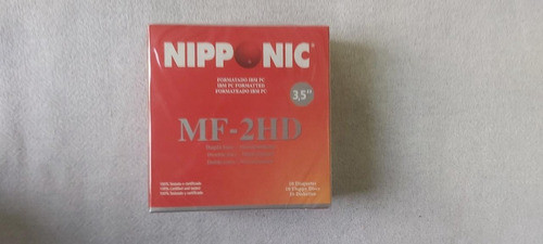 Caixa 10 Disquetes / Floppy Disc - Nipponic (nova) 0