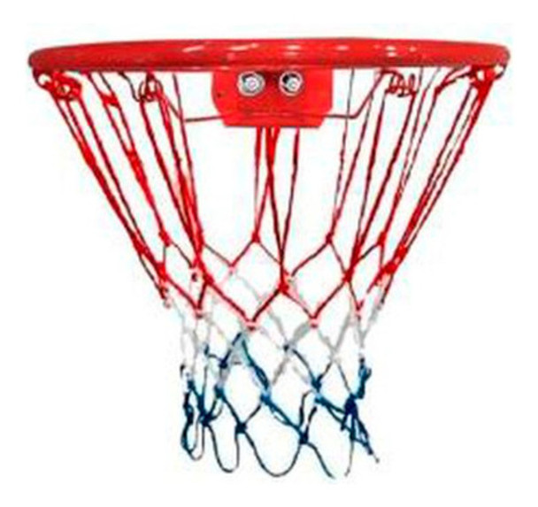 Aro De Basquet Reforzado Con Resortes Y Red 45cm - 2008 0