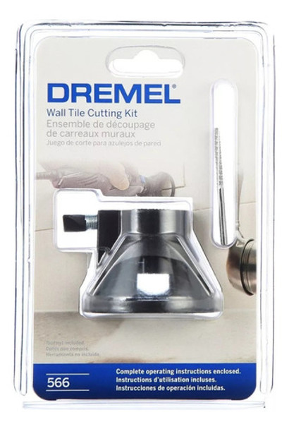 Kit Corte Azulejos Minitorno Dremel 566 Guia Broca Mecha 0