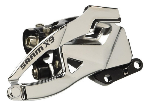 Descarrilador Frontal Sram X9, 2x10, Tira De Abajo. P/ Bici. 0