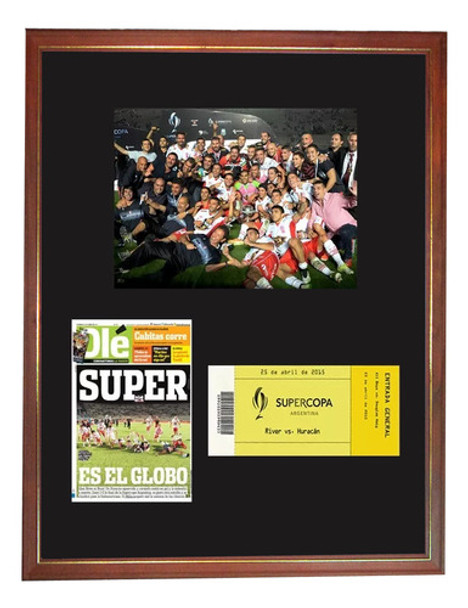 Huracan Campeon Supercopa Argentina 2015 Cuadro Enmarcado 0 Huracan Campeon Supercopa Argentina 2015 Cuadro Enmarcado 0