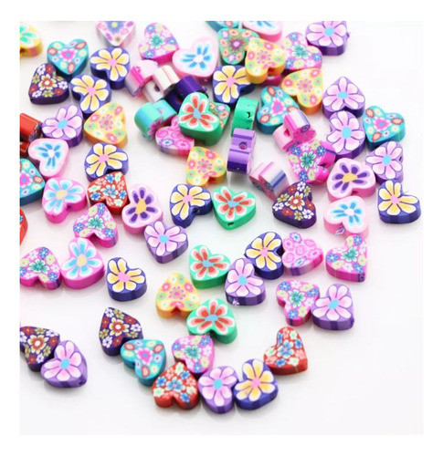 Fimo Corazón Decorado 0