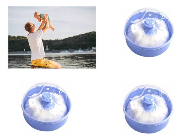 Baby Body Powder Puff, Baby Puff, Recém-nascido Com Caixa 0 Baby Body Powder Puff, Baby Puff, Recém-nascido Com Caixa 0