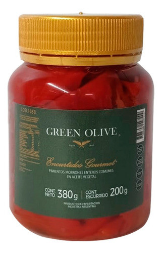 Morrones En Aceite Green Olive 200g 0