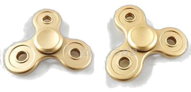 Spinner De Mano Aluminio Dedo Estrés Spin Juguete Para Tri F 0