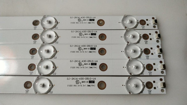 Tiras Led Philips 43pfg5102 Gj-2k16-430-d510-v4 0
