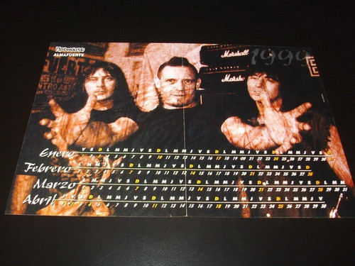 Poster Almafuerte * 40 X 28 (f092) 0