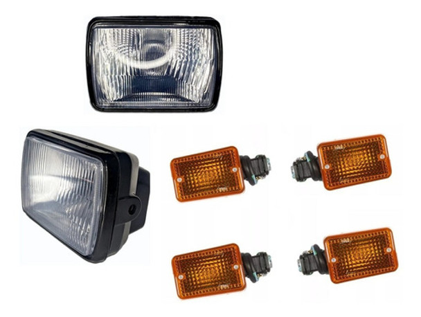 Farol Cg Titan 125 95 96 97 98 99 + 4 Piscas 0