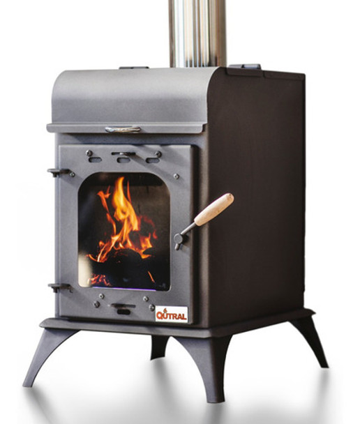 Calefactor Estufa A Leña Qutral Andes Con Horno - 9 Kw 0