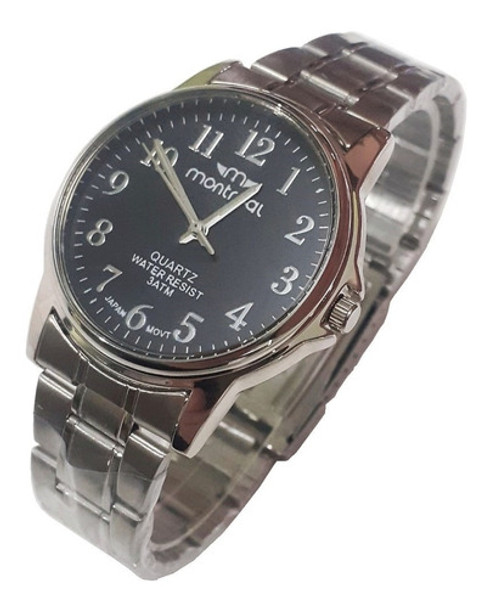 Reloj Montreal Me150 Hombre Malla Acero Sumergible 30 Mts 0 Reloj Montreal Me150 Hombre Malla Acero Sumergible 30 Mts 0