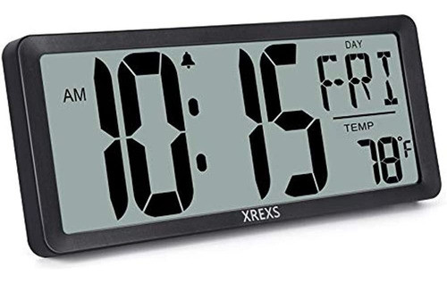 Reloj De Pared Digital Grande Xrexs, Relojes Despertadores C 0