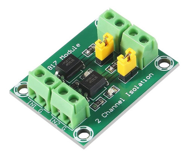 Modulo Asilamiento Optoacoplador Pc817 X2 Ch 3.6 30v Arduino 0