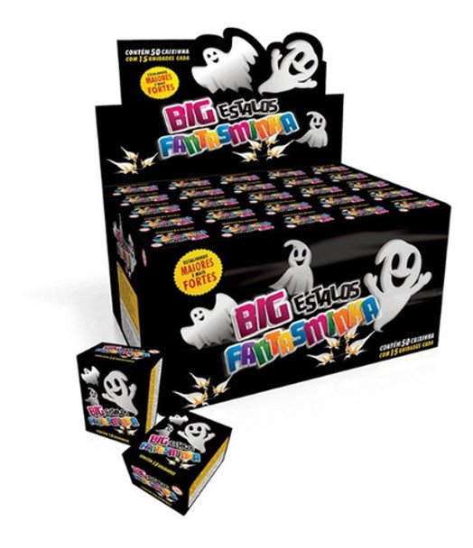 Big Biribinha 50 Caixas Com 15 Estalos Cada - Fantasminha 0