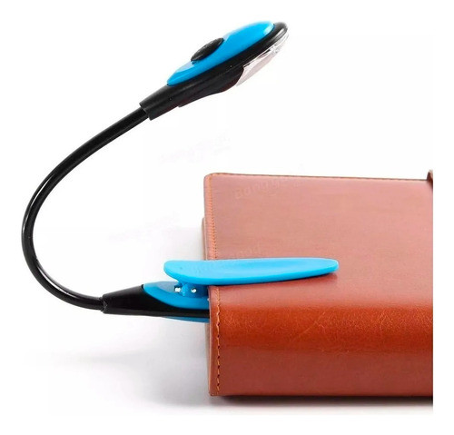 Lampara Portatil Flexible Con Pinza Para Lectura Luz Lectura 0
