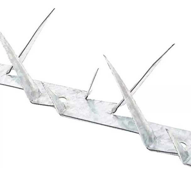 Pinchos O Puas De Seguridad Para Muro Acero Galv 1,25mts 0