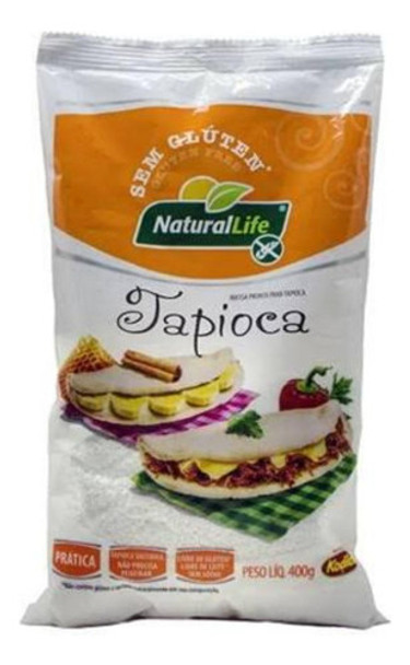 Tapioca Natural Life Sem Glúten 400gr - Kit Com 6 0