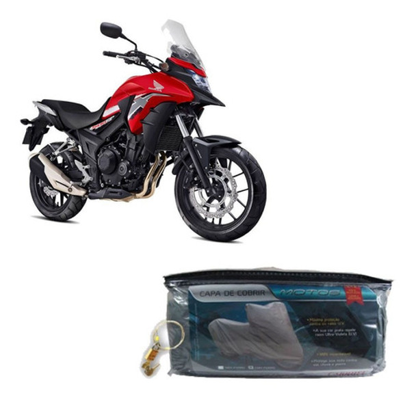 Capa Com Cadeado Para Cobrir Honda Cb 500x 0 Capa Com Cadeado Para Cobrir Honda Cb 500x 0
