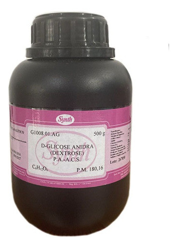 Glicose-d (dextrose) Anidra P.a.-a.c.s. 500g - Synth 0