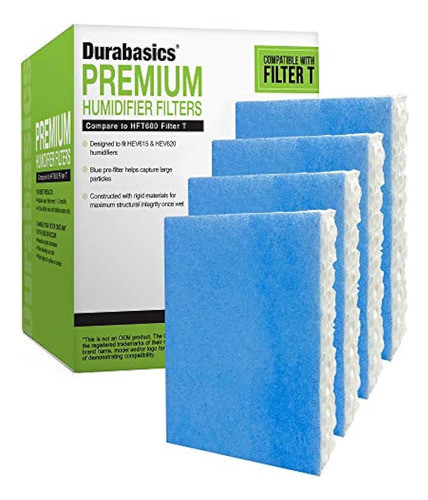 Reemplazo De Filtro Durabasics Para Filtro Honeywell T - Paq 0
