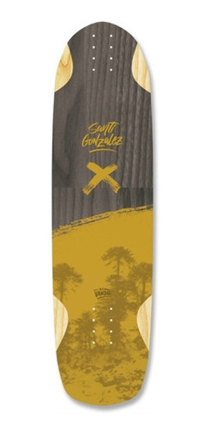 Tabla Deck Longboard Lab Promodel Santi Gonzalez Dh Freeride 0