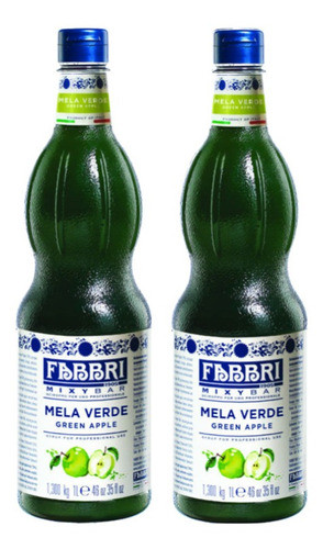 Xarope Fabbri Mela Verde 2un 0