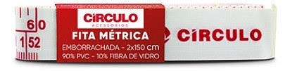 Fita Métrica Emborrachada - 150cm - Círculo 0