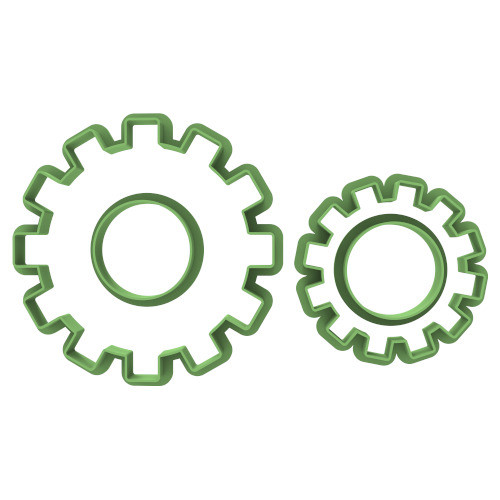 2272 Set Engranajes Cortante Para Galletas 0