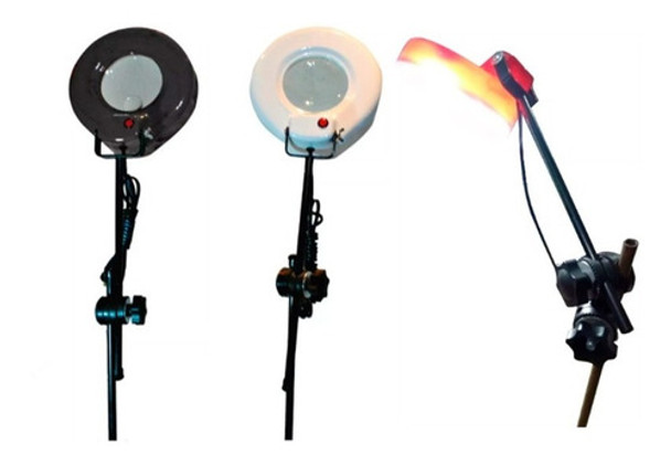 Lupa De Luz Fría De 86 Leds Con Pie Y 4 Ruedas Cosmetologica 0