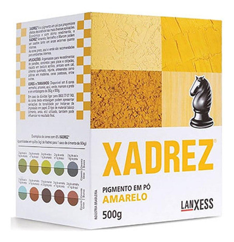 Po Xadrez Amarelo 500gr 0