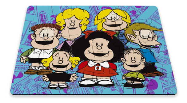 Rompecabezas Infantil De Madera Mafalda 0