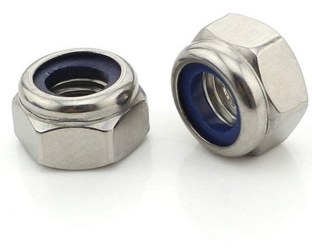 Porca Travante M5 Parlock Com Nylon Inox 304 - 50 Peças 0