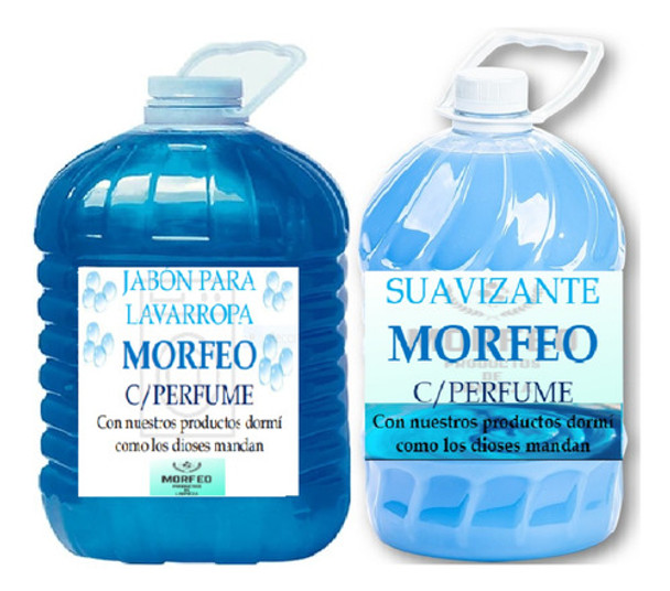 Jabón Para Lavarropas Con Perfume + Suavizante Perfumado 5+5 0