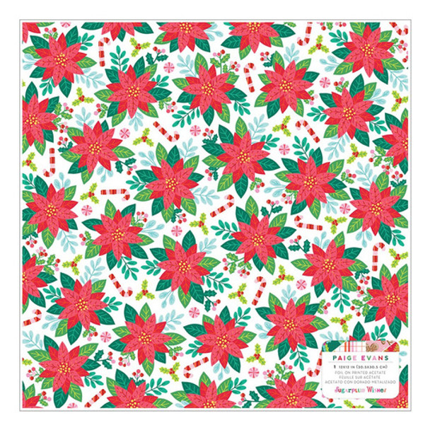 Acetato Con Lamina - Sugarplum Wishes - Paige Evans 0