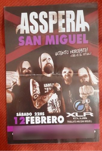 Flyer De Colección Asspera 0