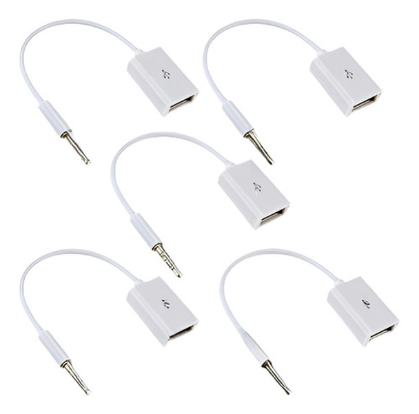 5 * 3,5 Mm Aux Macho Conector De Audio Jack A Usb 2.0 Conver 0 5 * 3,5 Mm Aux Macho Conector De Audio Jack A Usb 2.0 Conver 0