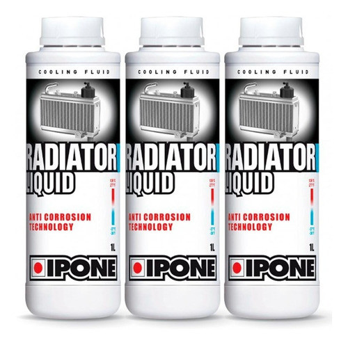 Liquido Refrigerante Moto Ipone Radiador - Fas 0