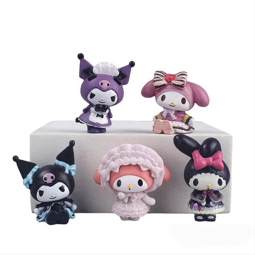 Set Mini Figuras Hello Kitty Muñecas Personajes Colección 0