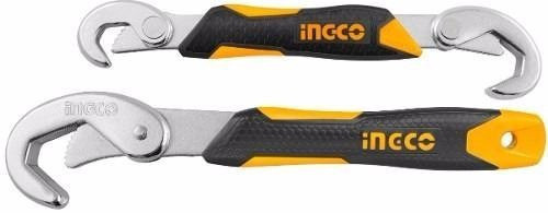 Kit Pinza Llave Ingco Ajustables Tuerca Tornillo Hbws110808 0