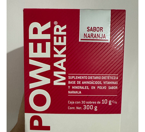 Suplemento Regenerador Muscular Powermaker 0