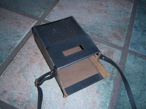 Estuche Para Grabador De Cassettes Sanyo . Cuero 0