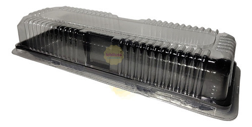 10 Unid Embalagem Retangular Para Fatia De Torta Bolo S-63pr 0