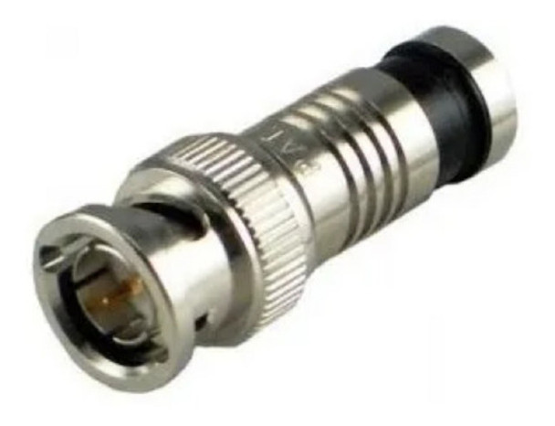 Conector Bnc Compresion F-59 Cctv Catv Coaxil Video X10 Unid 0