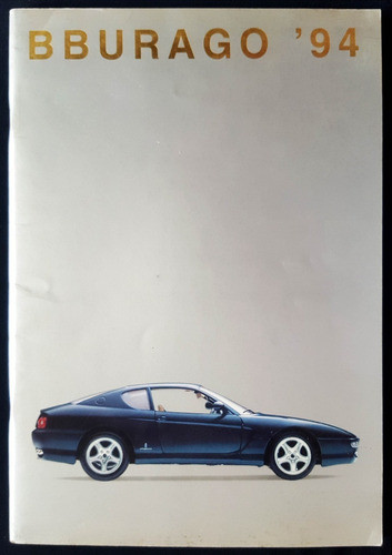 Catálogo Antiguo Burago ´94. Auto Escala. 23225 0
