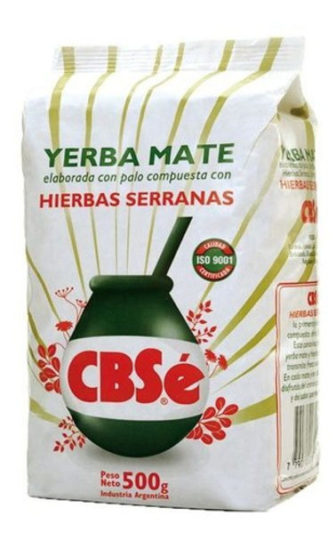Pack X 6 Unid. Yerba  Hserrana 500 Gr Cbse Yerbas 0